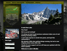 Tablet Screenshot of lukesultralite.com